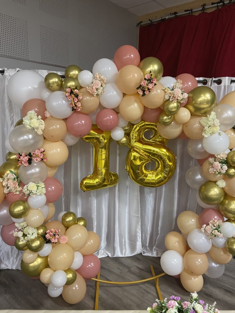decoration organisation anniversaire morbihan arche de ballons