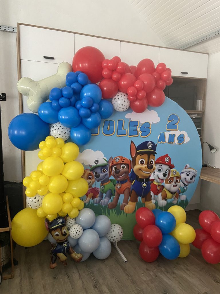 decoration organisation anniversaire morbihan arche de ballons