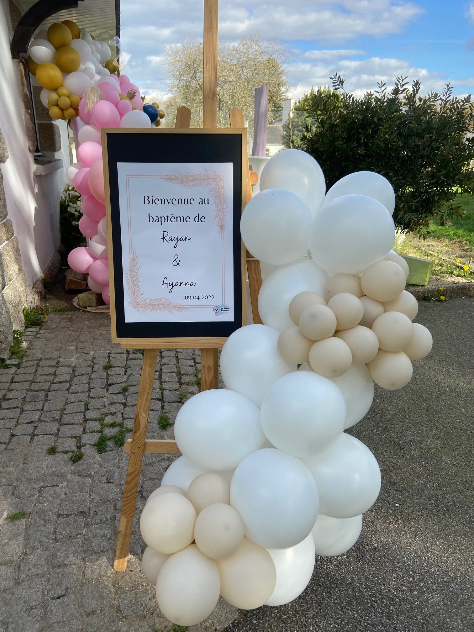 organisation décoration bapteme anniversaire mariage gender reveal party morbihan vannes loire atlantique bretagne