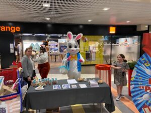 animation paques centre commercial bretagne morbihan