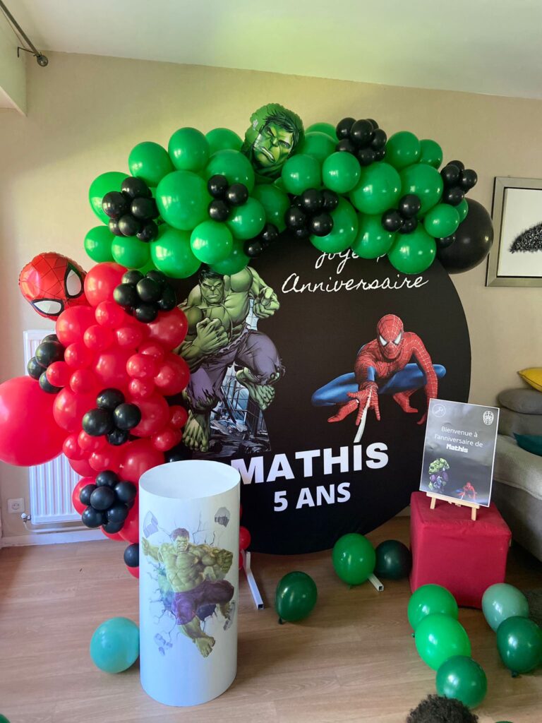 arche de ballons organisation décorateur anniversaire morbihan loire atlantique enfant adulte