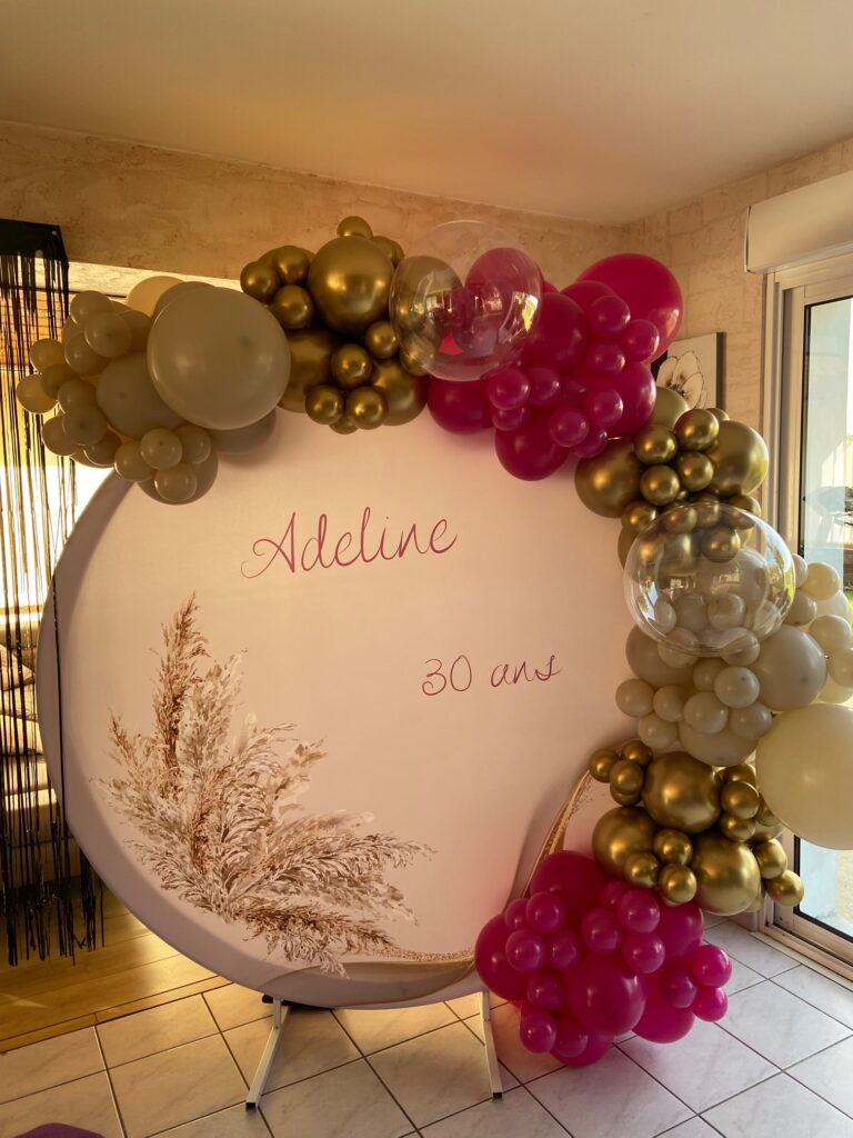 decoration organisation anniversaire morbihan arche de ballons