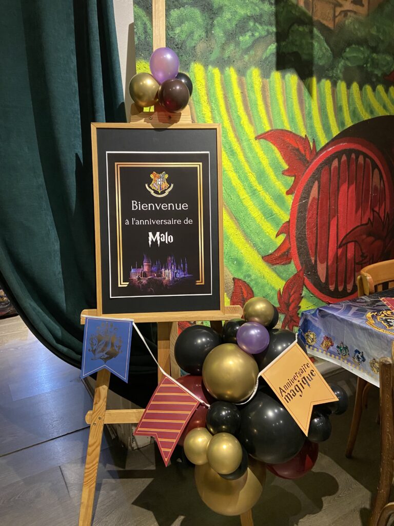 anniversaire arche de ballons harry potter morbihan bretagne france vannes lorient nantes