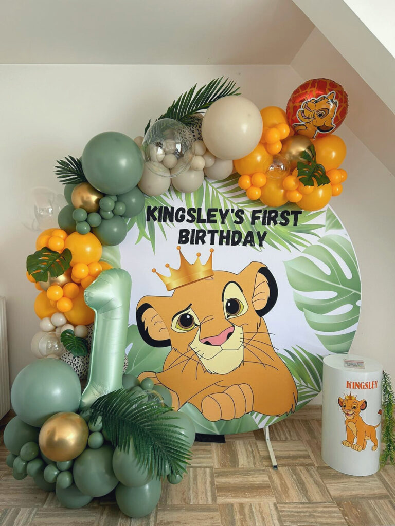 décoration anniversaire Disney anniversaire le roi lion Morbihan Bretagne vannes lorient