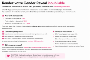 décoration et révélation Gender Reveal