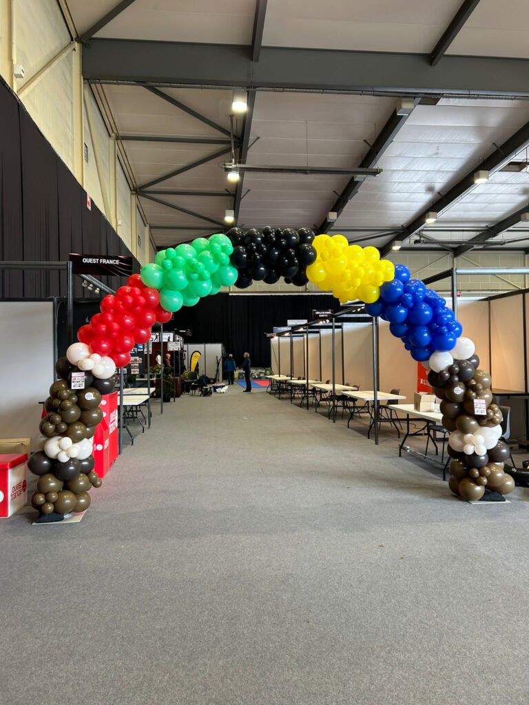 arche de ballons évènement boutique inauguration magasin ouverture Morbihan Loire Atlantique Bretagne