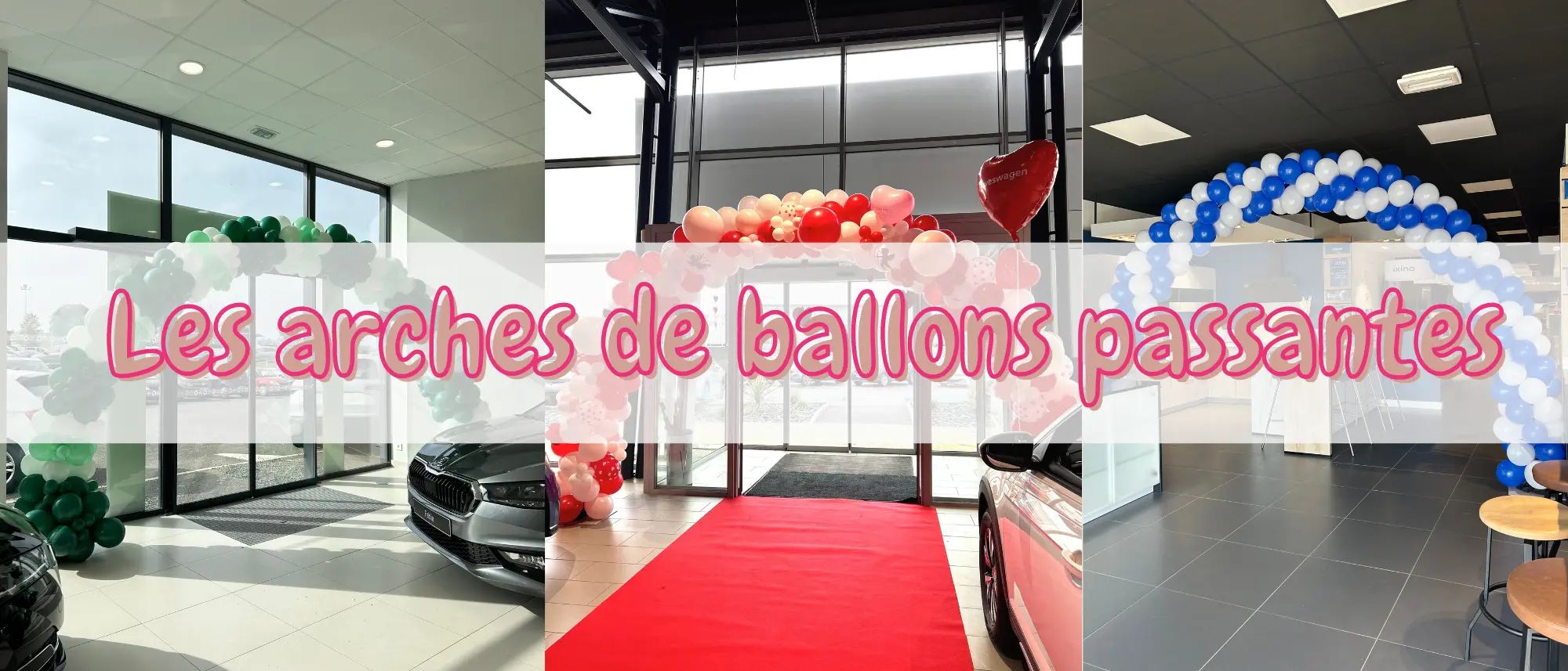 Arche de ballons passantes vannes