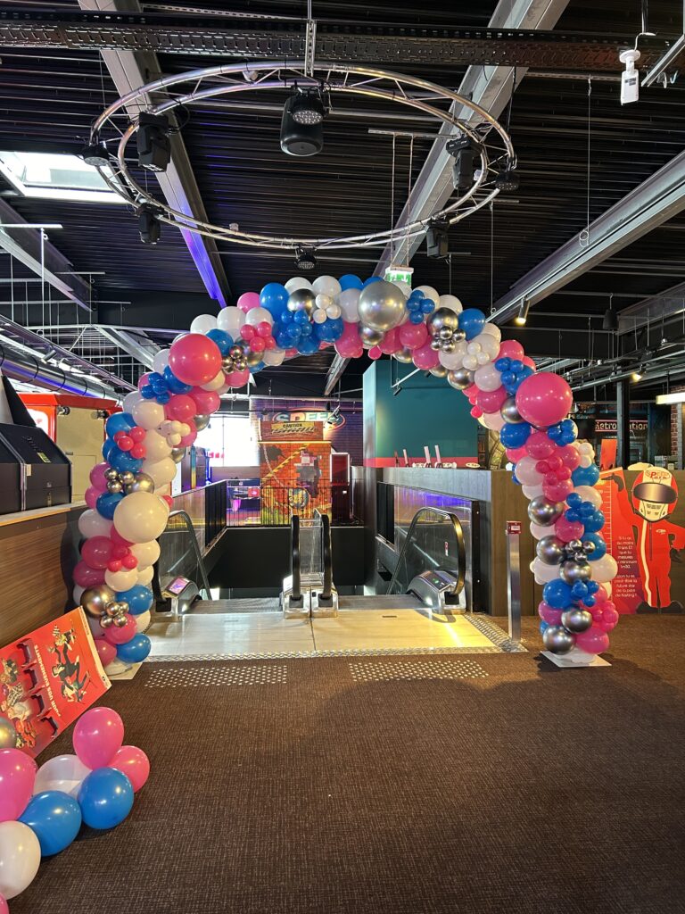 arche de ballons décoration evènement d'entreprise ouverture inauguration salon pro Morbihan Bretagne Loire Atlantique vannes Lorient