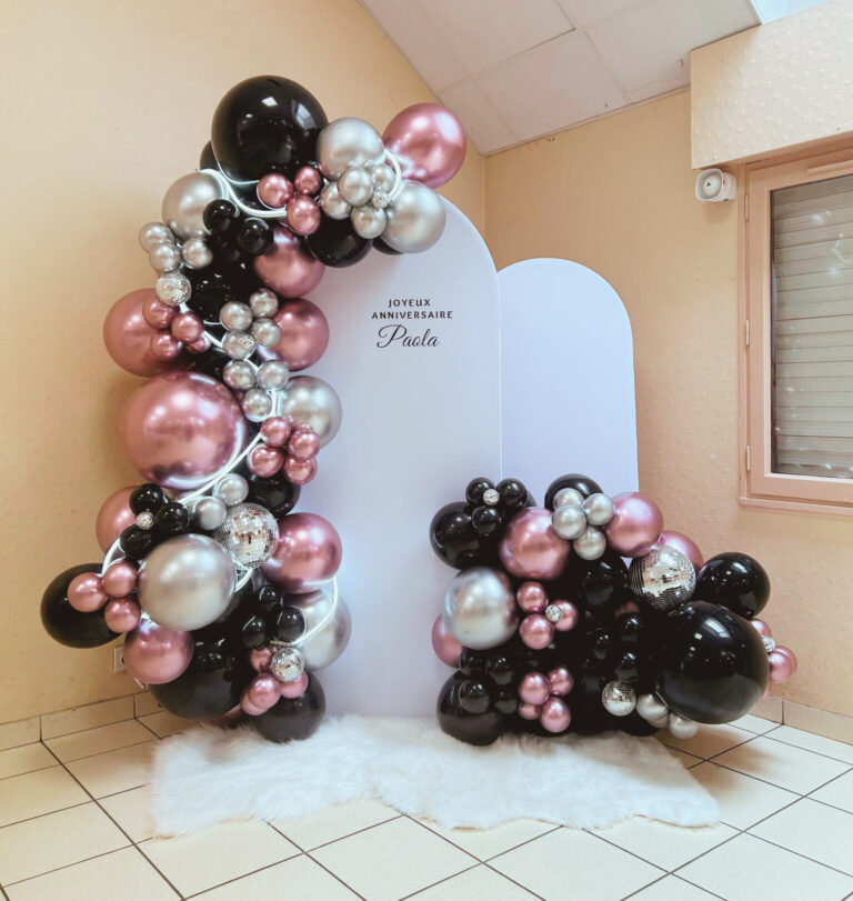 arche de ballons décoration anniversaire bapteme baby shower gender reveal mariage Morbihan Bretagne Loire Atlantique vannes Lorient Nantes