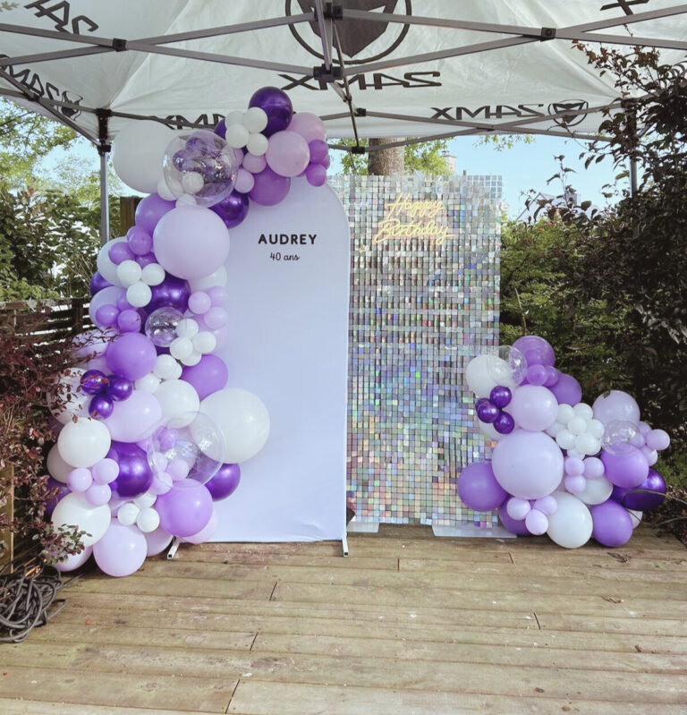 arche de ballons décoration anniversaire bapteme baby shower gender reveal mariage Morbihan Bretagne Loire Atlantique vannes Lorient Nantes