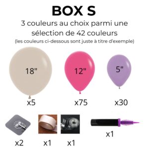 Kit clé en main arche de ballons personnalisé à faire sois même