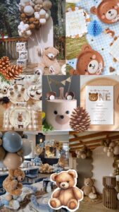décoration anniversaire nounours arche de ballon my happy company Morbihan Bretagne loire atlantique
