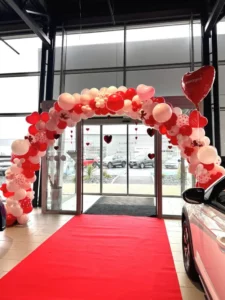 Arche de ballon saint valentin