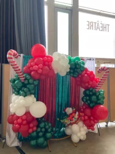 Arche de ballon personnalisée noël