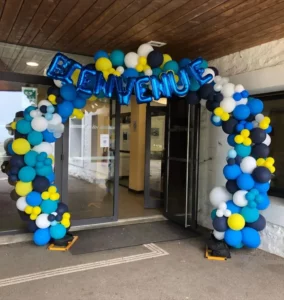 Arche de ballons pour séminaire d'entreprise
