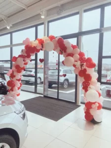 Arche de ballons saint valentin morbihan