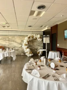 décorateur mariage arche de ballons toile personnalisée Morbihan Bretagne loire atlantique