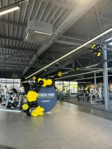 Inauguration Fitness park arche ballons Vannes