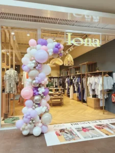 Inauguration vannes arche de ballons