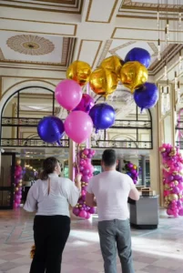 Séminaire d'entreprise Loire Atlantique avec arche de ballons