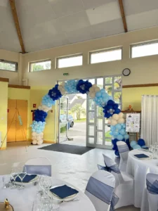 décorateur mariage arche de ballons toile personnalisée Morbihan Bretagne loire atlantique