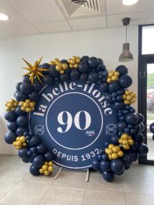 arche de ballons entreprise personnalisé