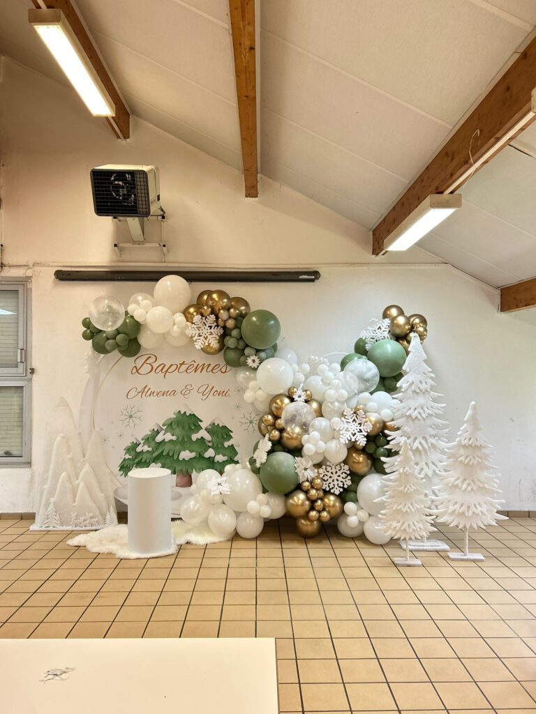 arche de ballons décoration jungle pas cher morbihan Bretagne
