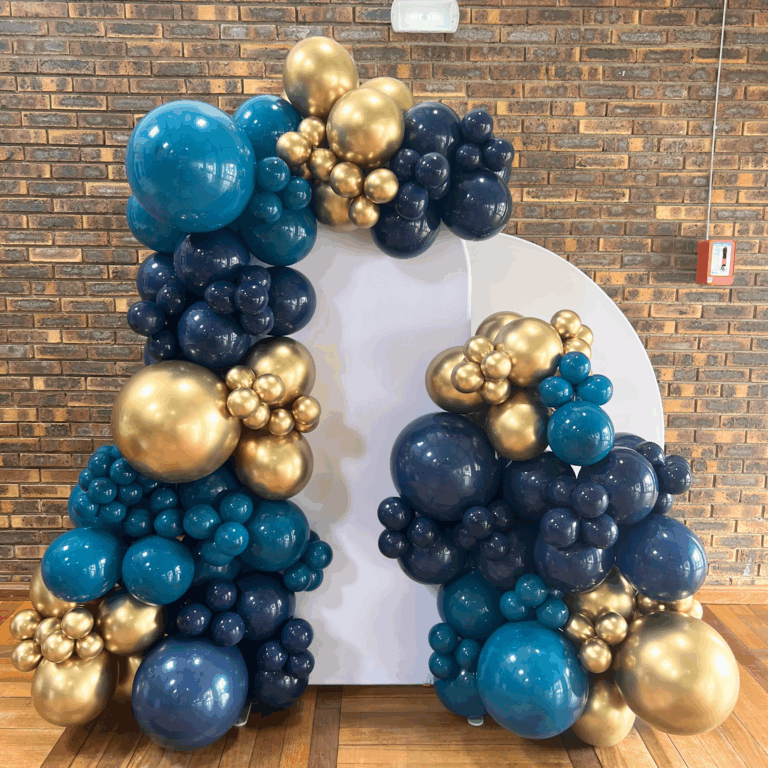 bapteme décoration organisation arche de ballons Morbihan Bretagne loire atlantique