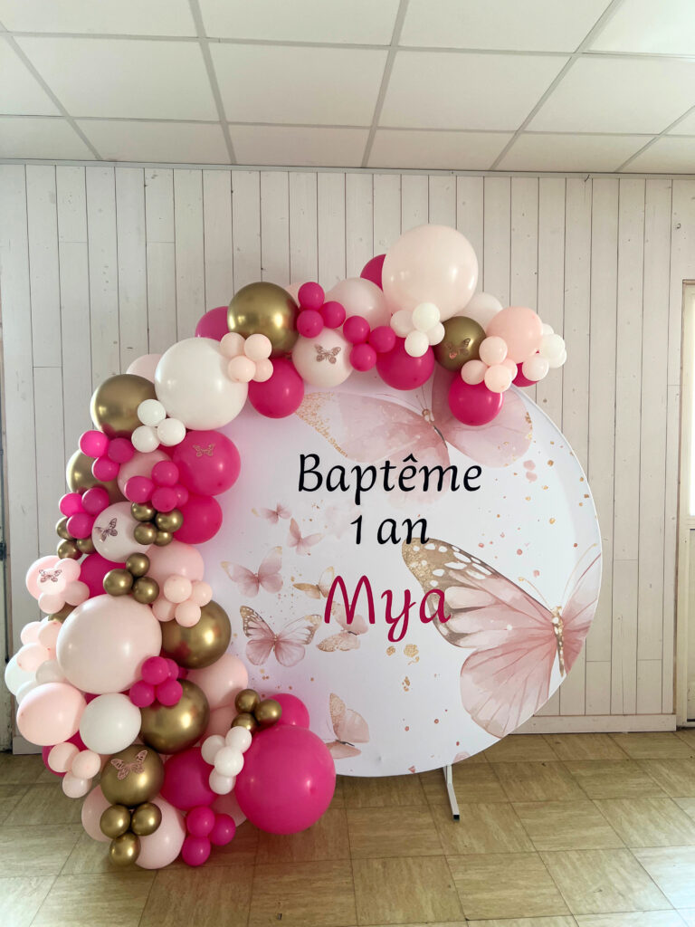 arche de ballons bapteme pas cher Morbihan Bretagne Loire atlantique