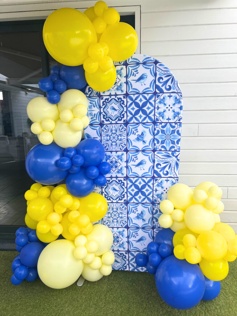 arche de ballons anniversaire my happy company Morbihan Bretagne Loire Atlantique