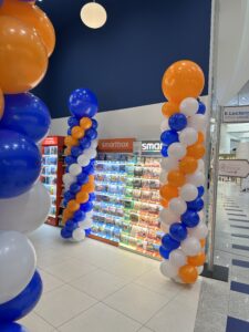 colonne de BALLONS PROFESSIONNEL morbihan Bretagne Loire Atlantique Nantes vannes lorient Pontivy