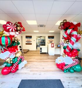 décoration de Noel Père Noël Morbihan Bretagne Loire atlantique