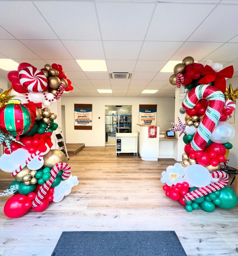 décoration de Noel Père Noël Morbihan Bretagne Loire atlantique