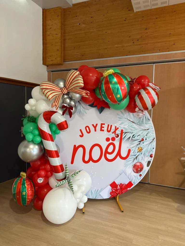 décoration de Noel Père Noël Morbihan Bretagne Loire atlantique