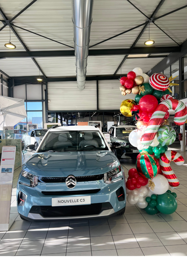 décoration de Noel Père Noël Morbihan Bretagne Loire atlantique