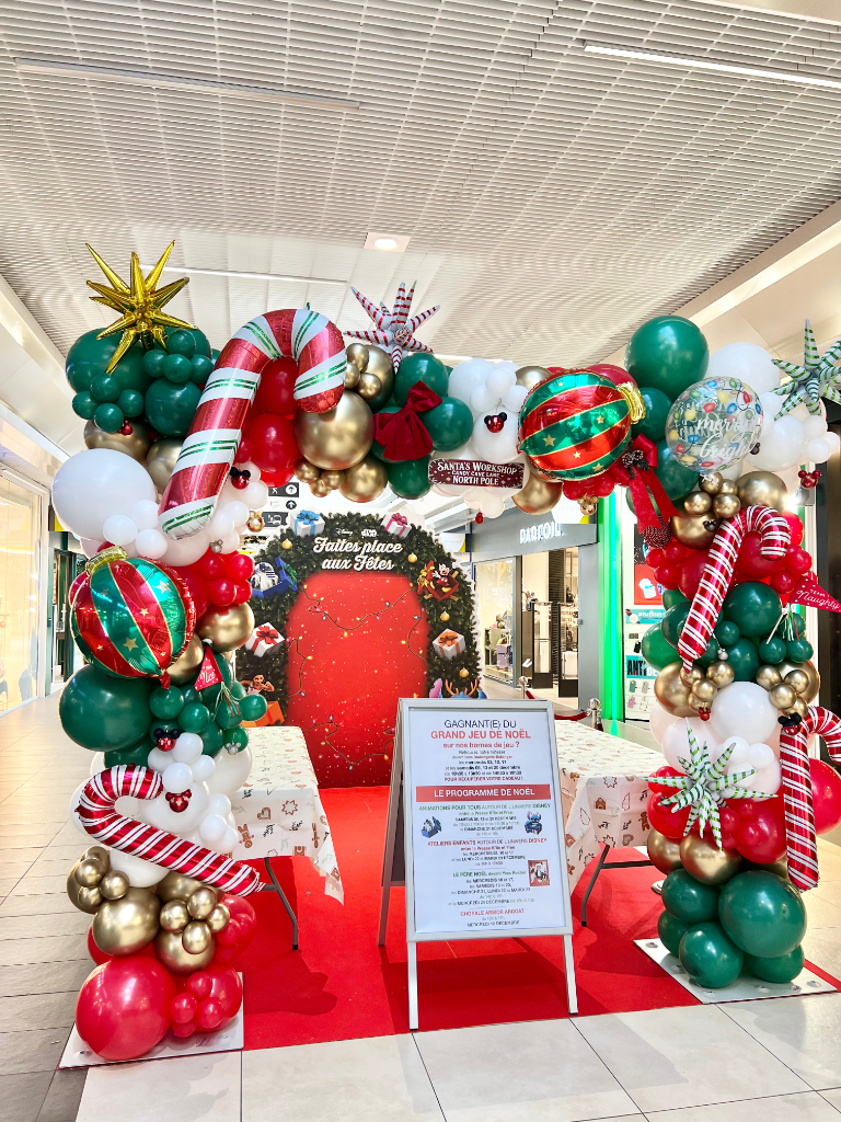 décoration de Noel Père Noël Morbihan Bretagne Loire atlantique