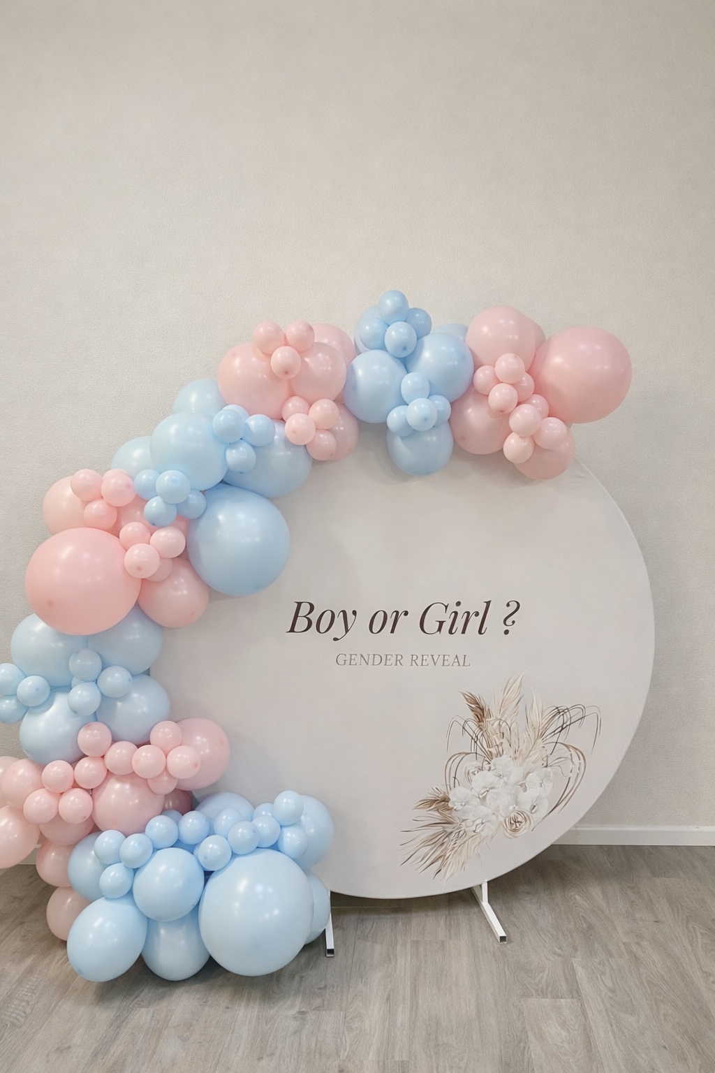 décoration gender reveal location buzzerBretagne Morbihan Loire atlantique vannes lorient Nantes rennes