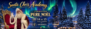 Formation professionnelle Père Noël 14-15 septembre 2026 à Vannes - Santa Chris Academy Devenez Père Noël certifié
