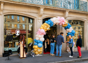 Arche de ballons ouverture boutique Morbihan Loire atlantique Bretagne