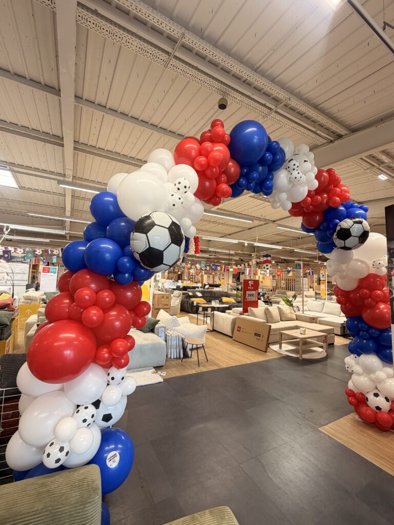 Arche de ballons ouverture boutique Morbihan Loire atlantique Bretagne Paris