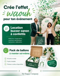 pack inauguration avec buzzer