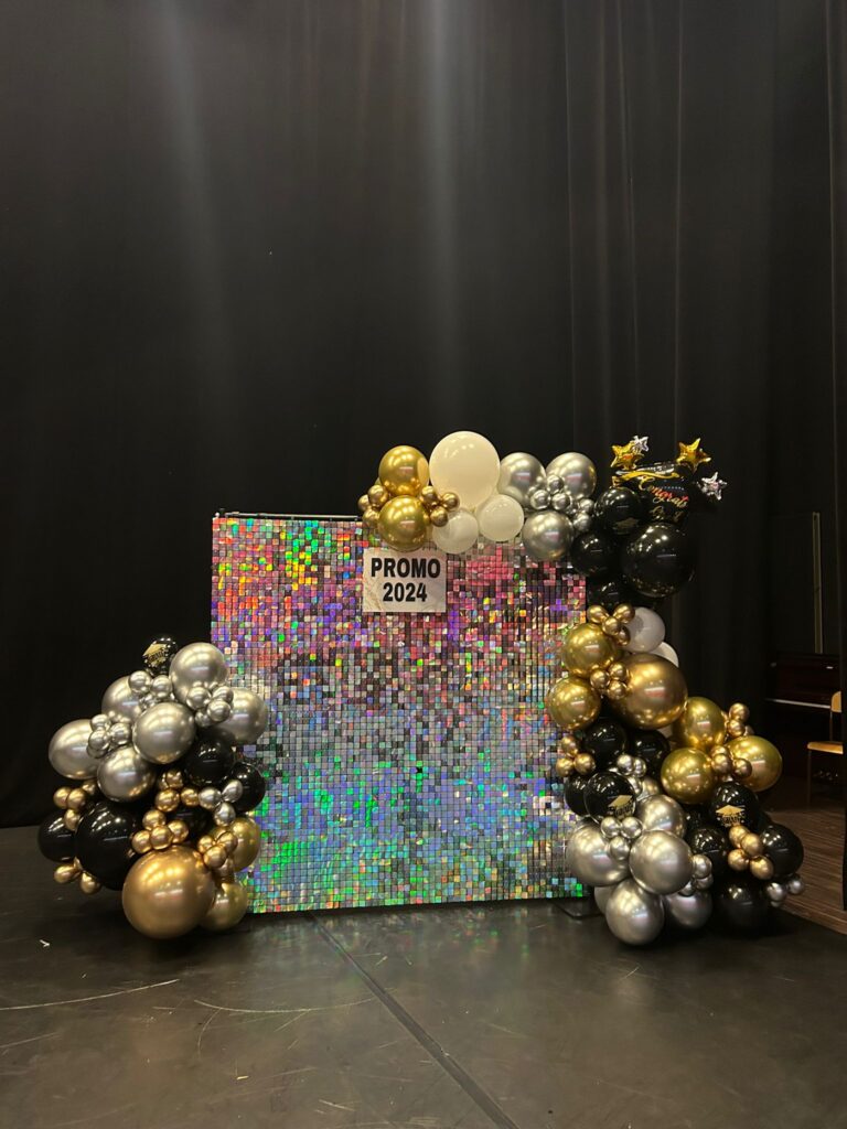décoration ballon bal de promo fete de fin d'année lycée fac école