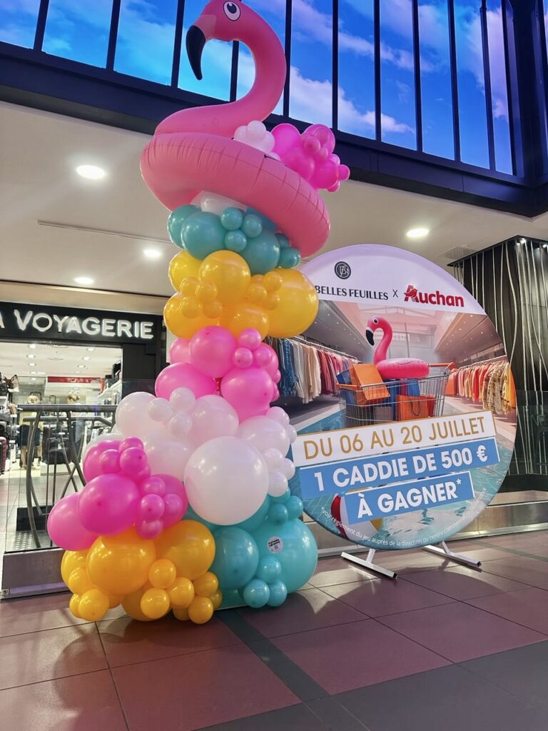 décoration ballon estivale été plage arche de ballons Morbihan Bretagne paris