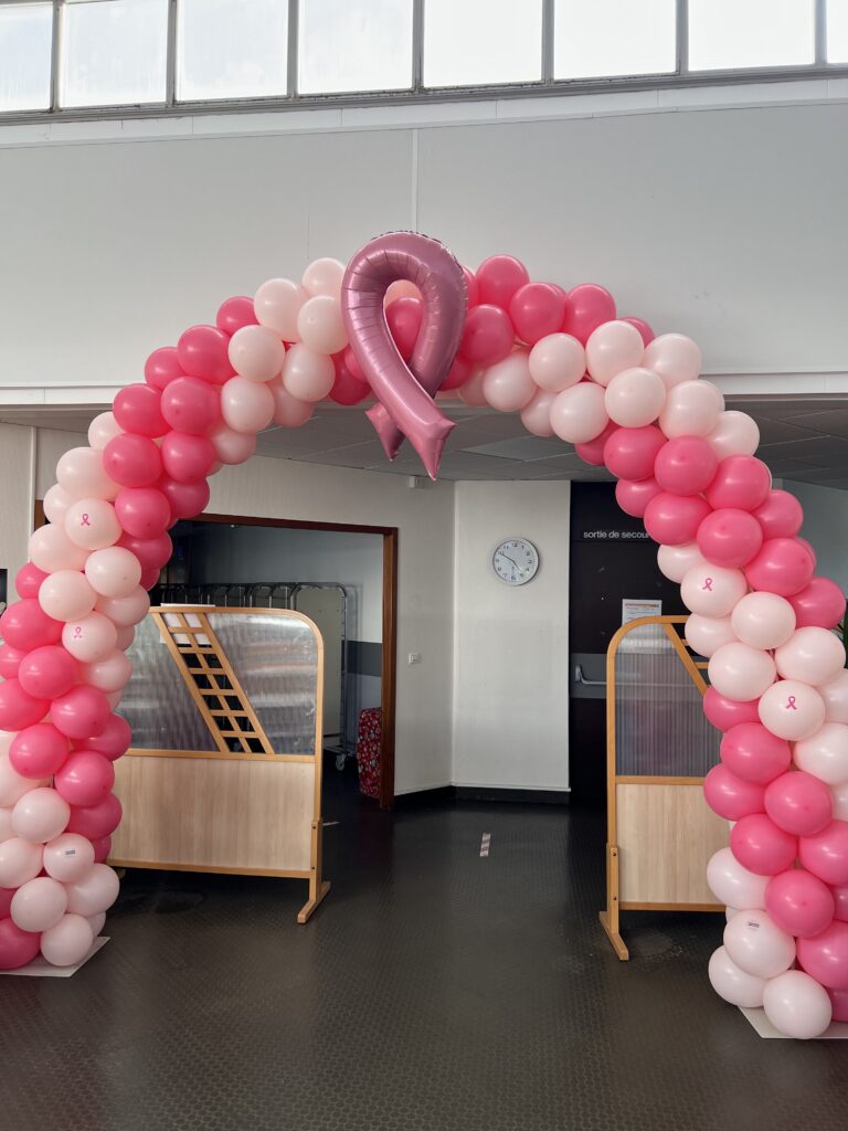 octobre rose ballon octobre rose noeud octobre rose