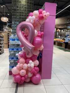 octobre rose ballon octobre rose noeud octobre rose Morbihan Bretagne paris