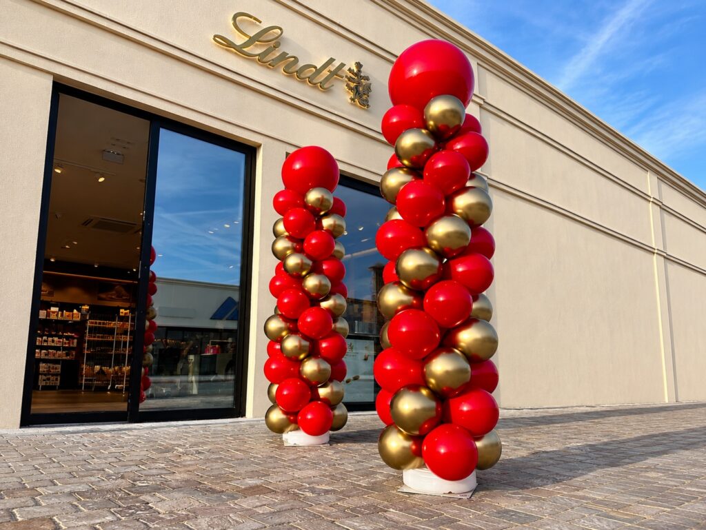 colonne de ballons inauguration arche de ballons Bretagne paris Morbihan vannes lorient rennes Nantes